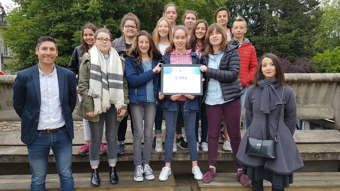 5° prix -Classe Presse- pour les 4°D du collège