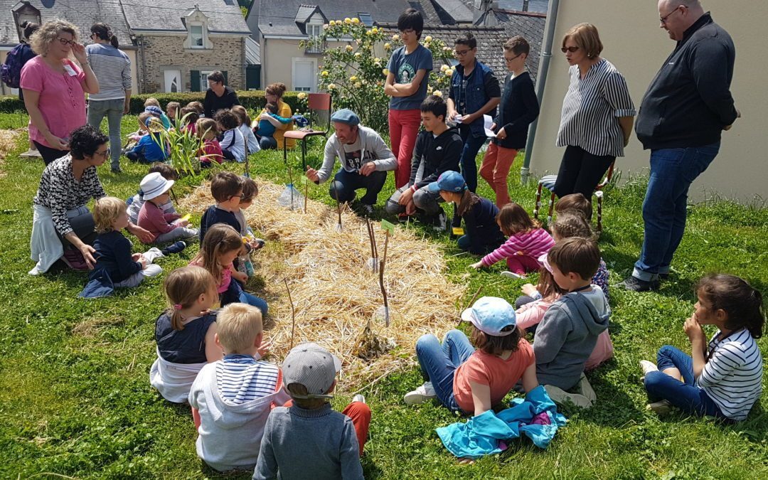 Visite de notre jardin potager !