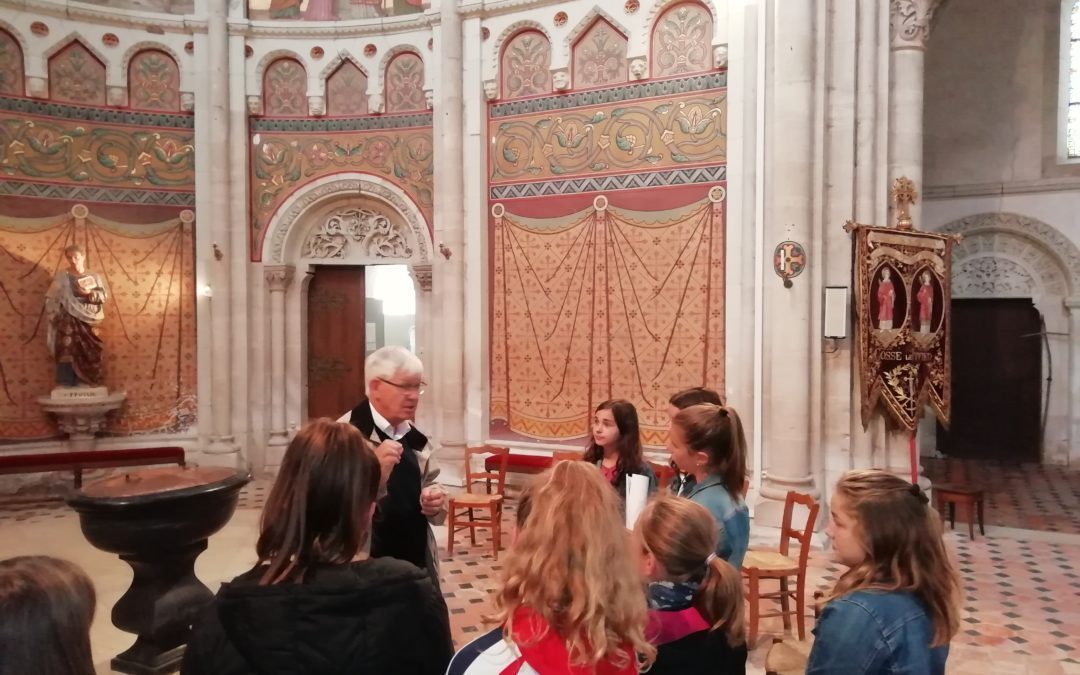 Visite de l’église pour les élèves de 6ème culture religieuse